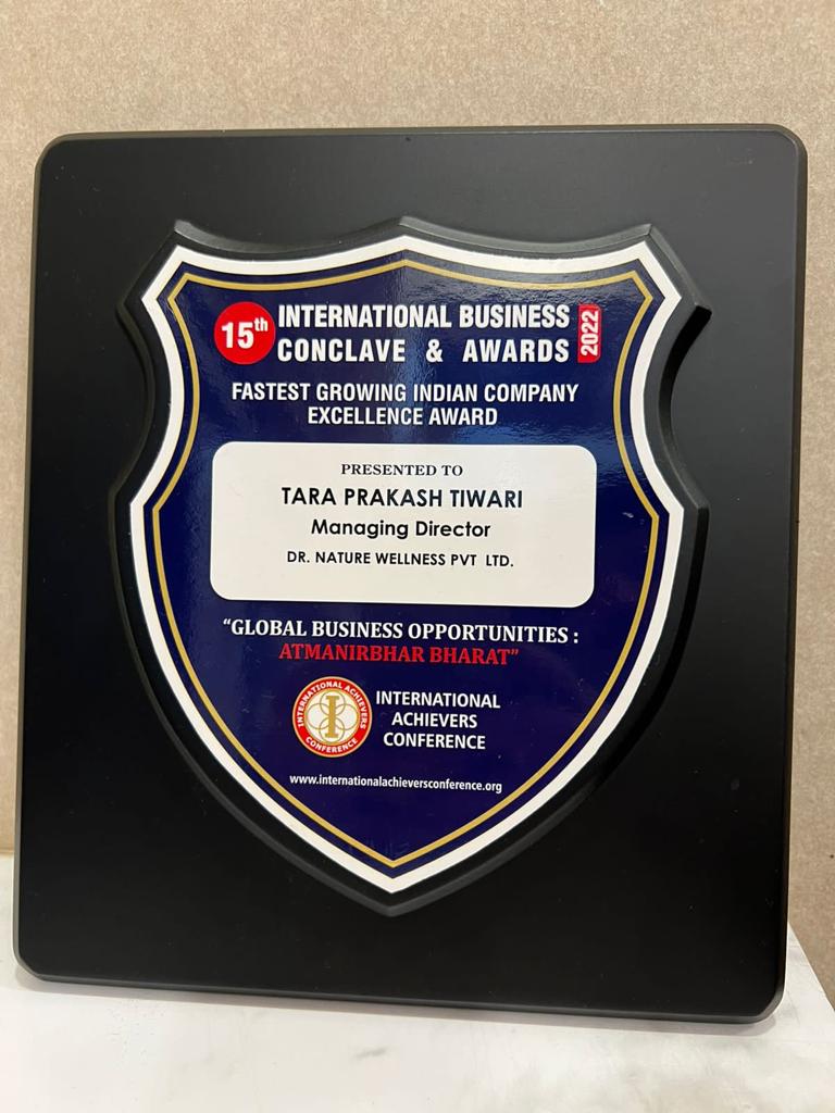 The Fastest Growing Indian Company Excellence Award